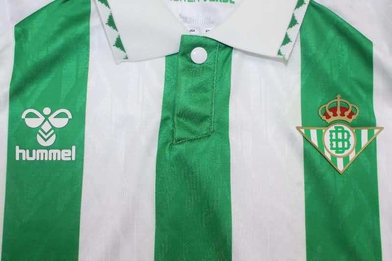 Thailand Quality(AAA) 24/25 Real Betis Home Long Sleeve Soccer Jersey