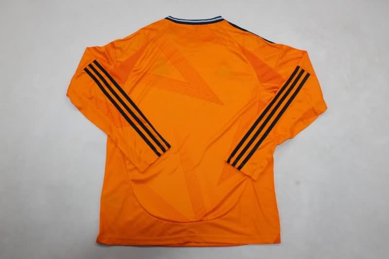 Thailand Quality(AAA) 24/25 Real Madrid Away Long Sleeve Soccer Jersey