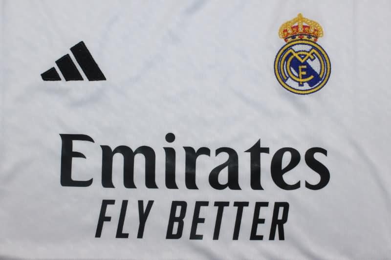 Thailand Quality(AAA) 24/25 Real Madrid Home Soccer Jersey