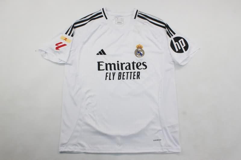 Thailand Quality(AAA) 24/25 Real Madrid Home Soccer Jersey