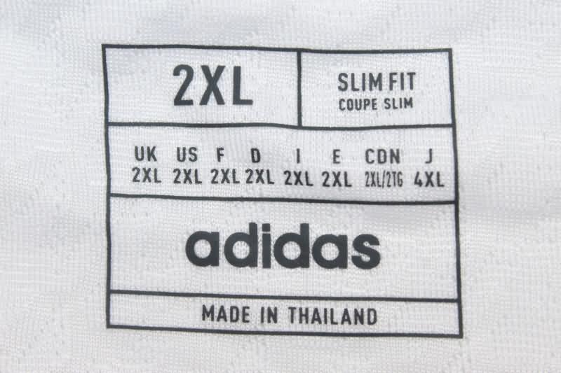 Thailand Quality(AAA) 24/25 Real Madrid Home Long Sleeve Soccer Jersey (Player)