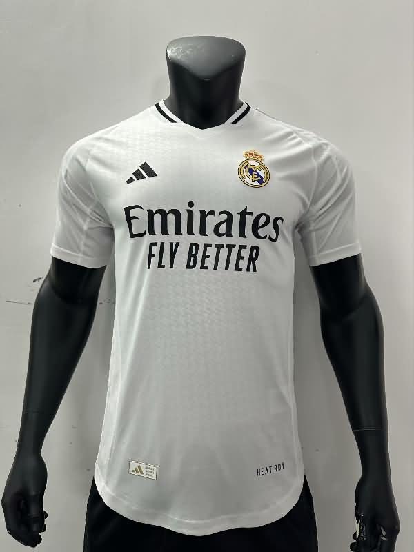 Thailand Quality(AAA) 24/25 Real Madrid Home Soccer Jersey (Player) Leaked