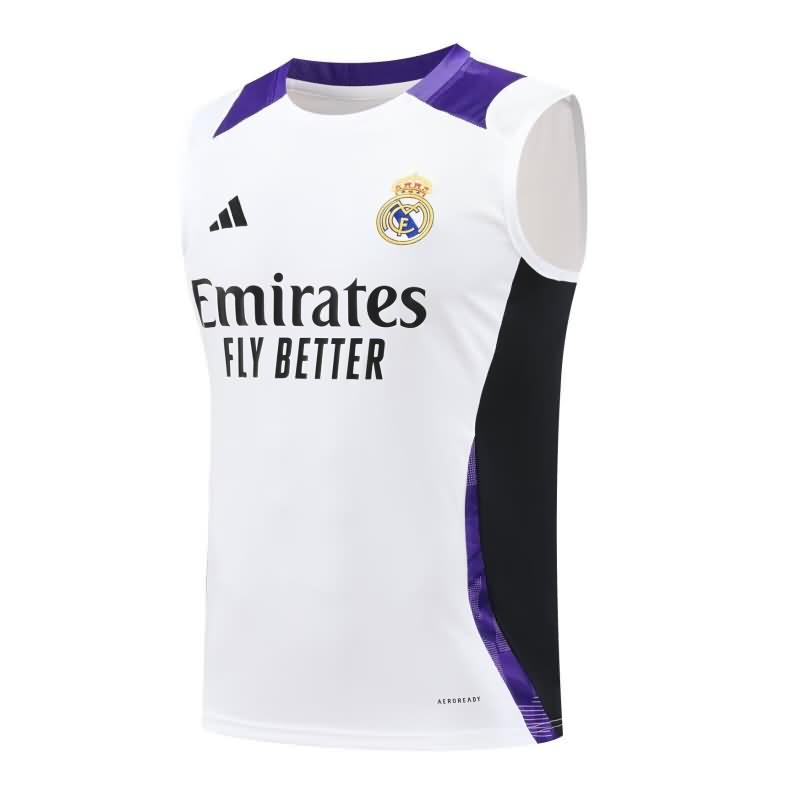 Thailand Quality(AAA) 24/25 Real Madrid Training Vest Soccer Jersey 05