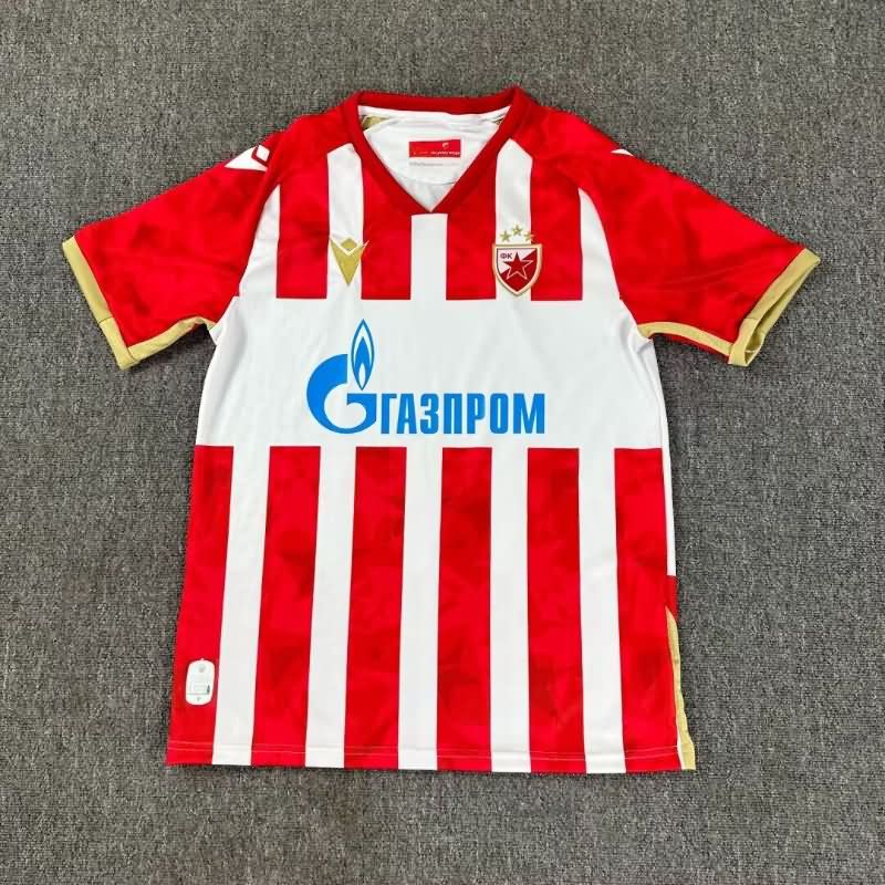 Thailand Quality(AAA) 24/25 Red Star Belgrade Home Soccer Jersey