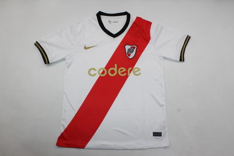 Thailand Quality(AAA) 24/25 River Plate Home Soccer Jersey