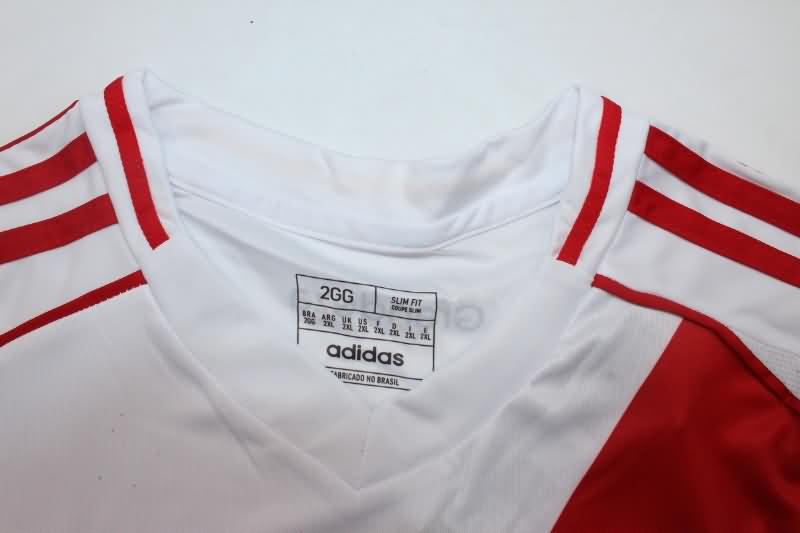 Thailand Quality(AAA) 24/25 River Plate Home Soccer Jersey