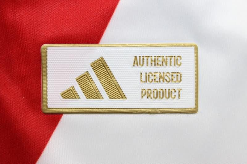 Thailand Quality(AAA) 2024 River Plate Home Soccer Jersey (Player)