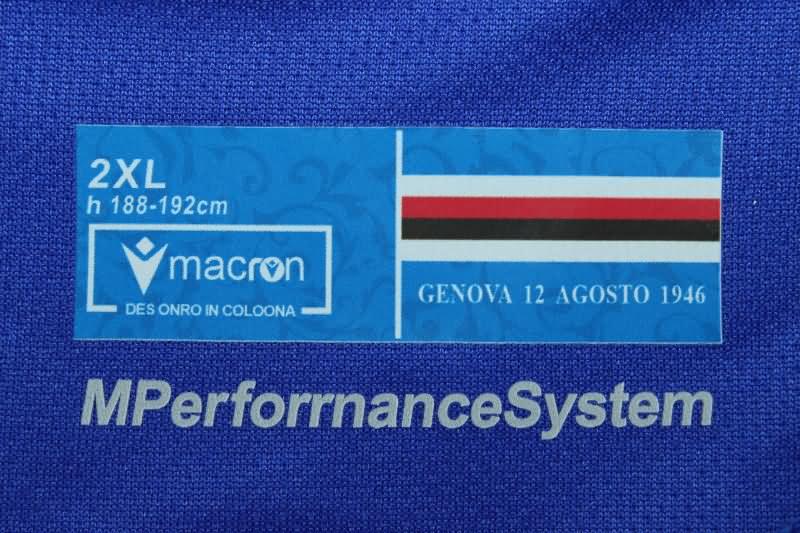 Thailand Quality(AAA) 24/25 Sampdoria Home Soccer Jersey