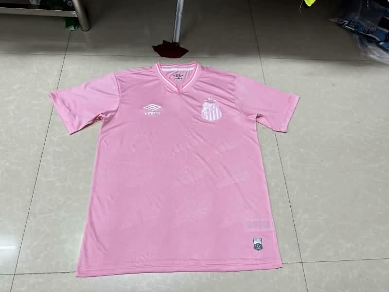 Thailand Quality(AAA) 2024 Santos Pink Soccer Jersey