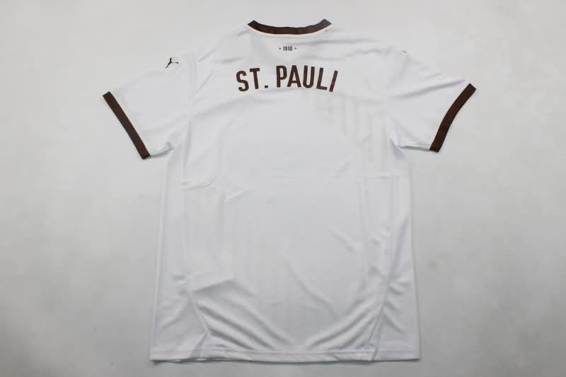 Thailand Quality(AAA) 24/25 St Pauli Away Soccer Jersey