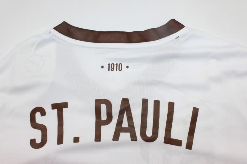 Thailand Quality(AAA) 24/25 St Pauli Away Soccer Jersey