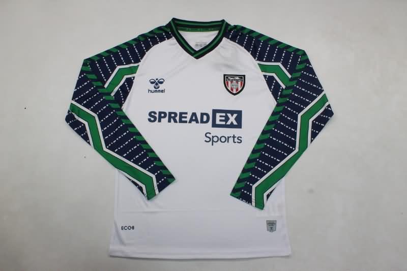 Thailand Quality(AAA) 24/25 Sunderland Away Long Sleeve Soccer Jersey