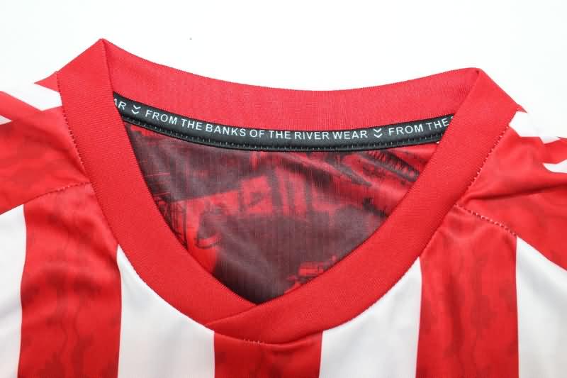 Thailand Quality(AAA) 24/25 Sunderland Home Long Sleeve Soccer Jersey