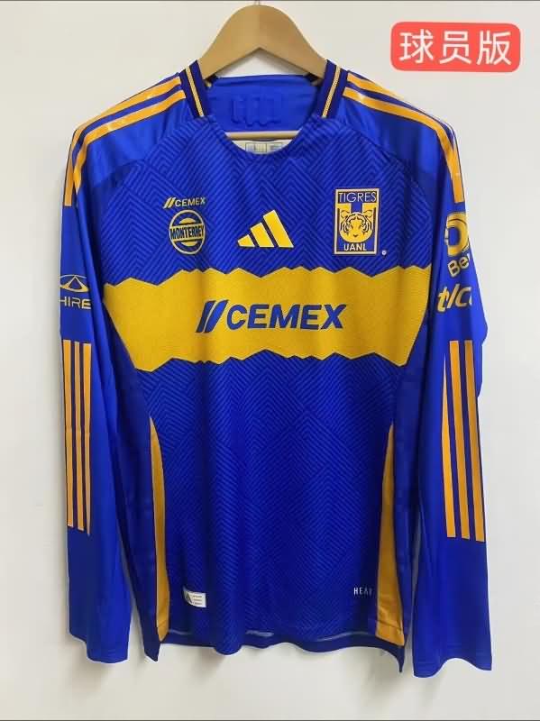 Thailand Quality(AAA) 24/25 Tigres UANL Away Long Sleeve Soccer Jersey (Player)