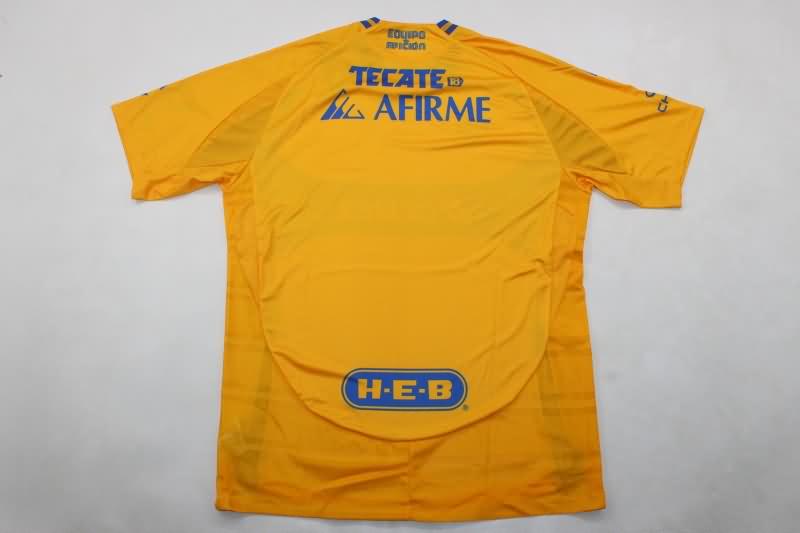 Thailand Quality(AAA) 24/25 Tigres UANL Home Soccer Jersey (Player)