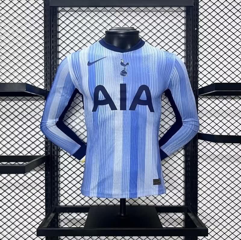 Thailand Quality(AAA) 24/25 Tottenham Hotspur Away Long Sleeve Soccer Jersey (Player)