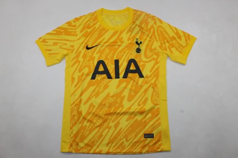 Thailand Quality(AAA) 24/25 Tottenham Hotspur Goalkeeper Yellow Soccer Jersey