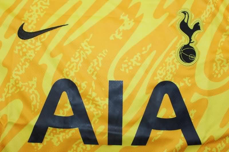 Thailand Quality(AAA) 24/25 Tottenham Hotspur Goalkeeper Yellow Soccer Jersey