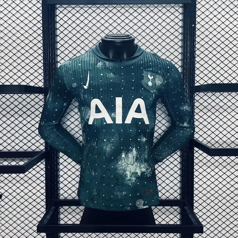 Thailand Quality(AAA) 24/25 Tottenham Hotspur Third Long Sleeve Soccer Jersey (Player)