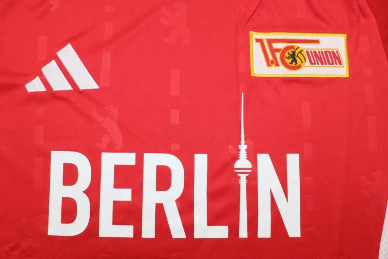 Thailand Quality(AAA) 24/25 Union Berlin Home Soccer Jersey