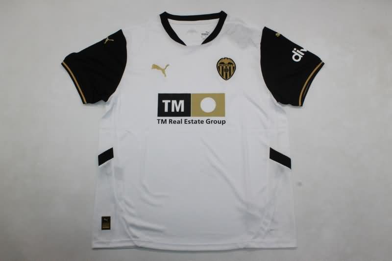 Thailand Quality(AAA) 24/25 Valencia Home Soccer Jersey