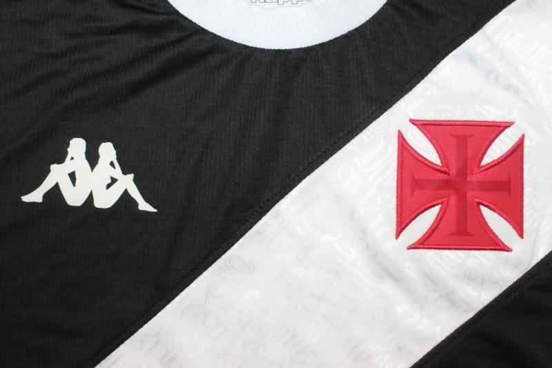 Thailand Quality(AAA) 2024 Vasco Da Gama Home Long Sleeve Soccer Jersey