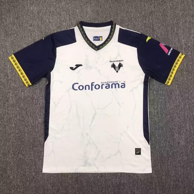 Thailand Quality(AAA) 24/25 Verona Away Soccer Jersey