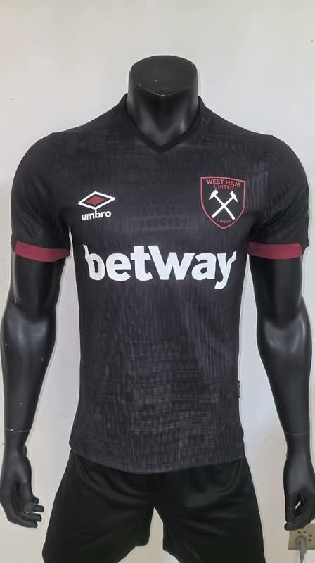 Thailand Quality(AAA) 24/25 West Ham Away Soccer Jersey (Player)