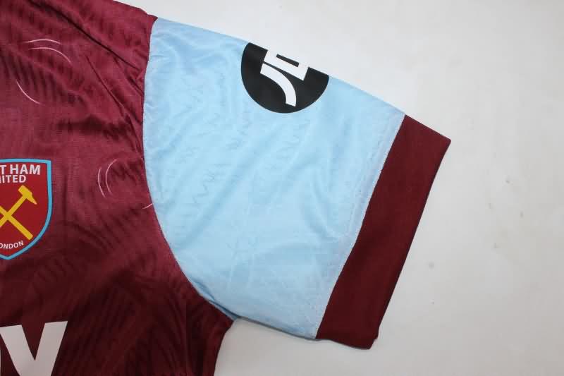 Thailand Quality(AAA) 24/25 West Ham Home Soccer Jersey (Player)