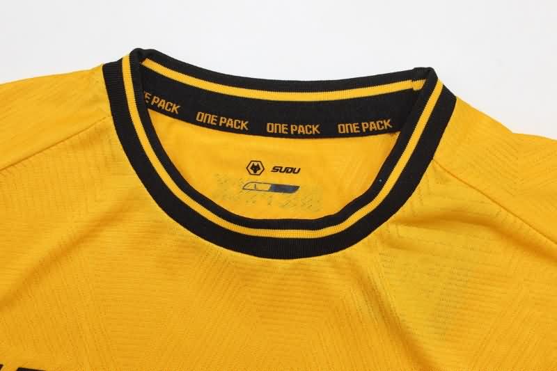 Thailand Quality(AAA) 24/25 Wolves Home Soccer Jersey