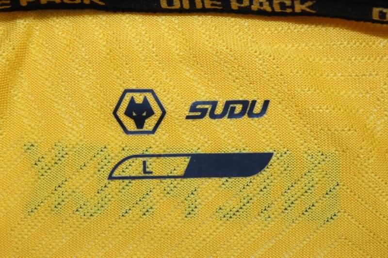 Thailand Quality(AAA) 24/25 Wolves Home Soccer Jersey