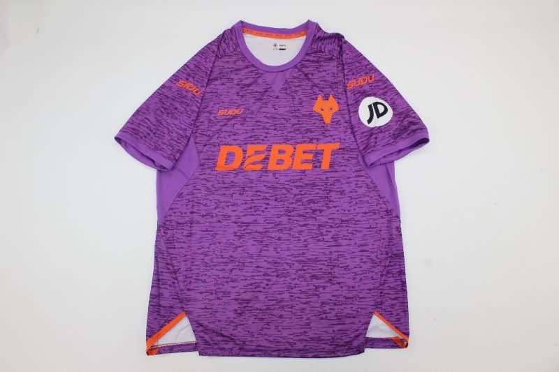 Thailand Quality(AAA) 24/25 Wolves Third Soccer Jersey