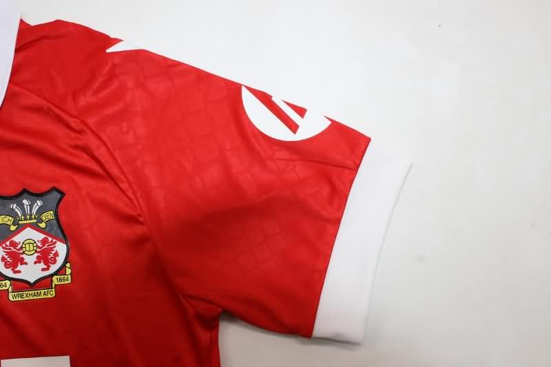 Thailand Quality(AAA) 24/25 Wrexham Home Soccer Jersey