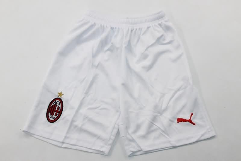 24/25 AC Milan Home Kids Soccer Jersey And Shorts