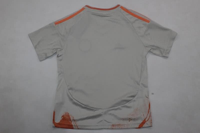 24/25 AS Roma Away Kids Soccer Jersey And Shorts