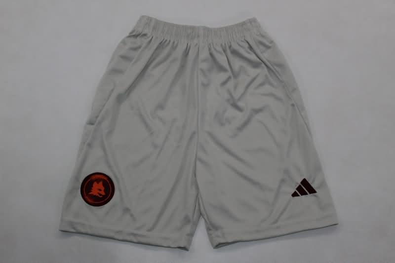 24/25 AS Roma Away Kids Soccer Jersey And Shorts