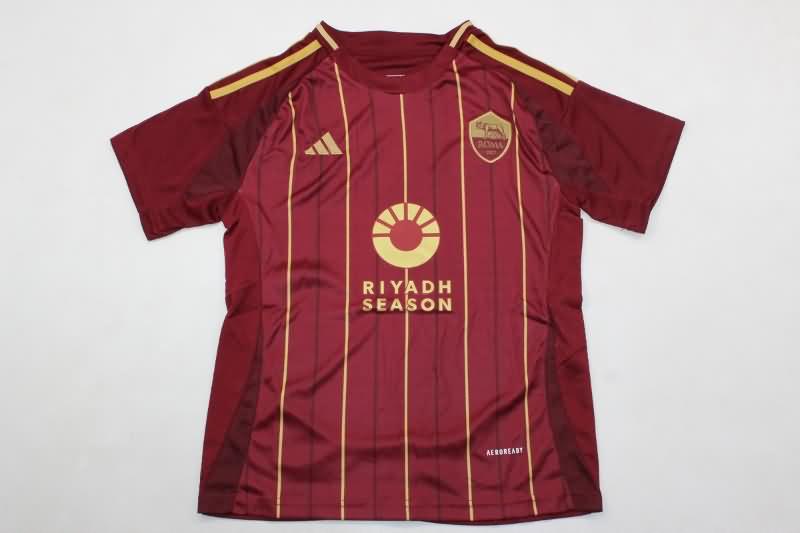 24/25 AS Roma Home Kids Soccer Jersey And Shorts