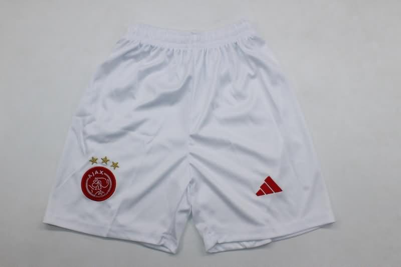 24/25 Ajax Home Kids Soccer Jersey And Shorts