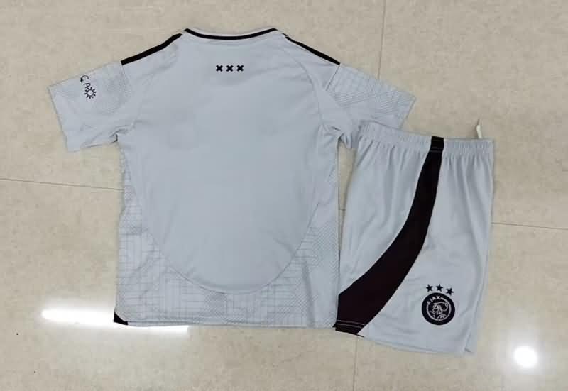 24/25 Ajax Third Kids Soccer Jersey And Shorts