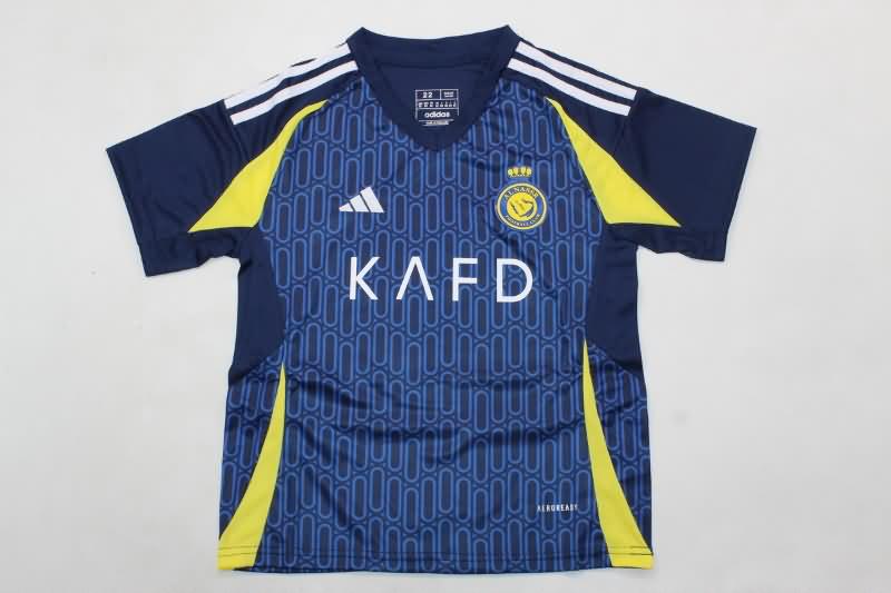 24/25 Al Nassr FC Away Kids Soccer Jersey And Shorts