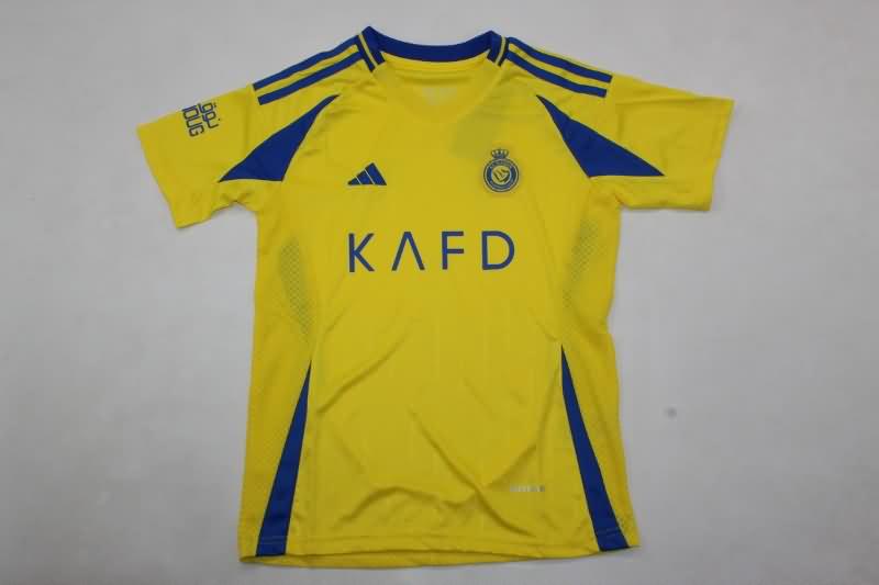 24/25 Al Nassr FC Home Kids Soccer Jersey And Shorts