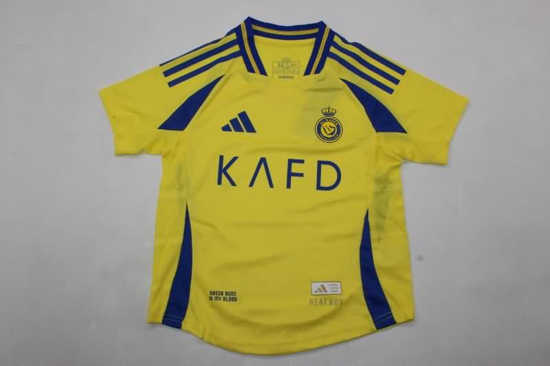 24/25 Al Nassr FC Home Kids Soccer Jersey And Shorts (Player)