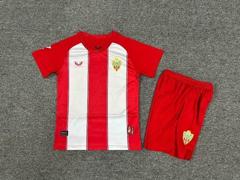 24/25 Almeria Home Kids Soccer Jersey And Shorts