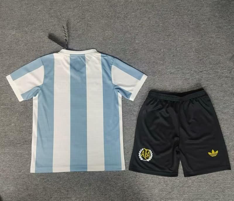 50th Argentina Anniversary Kids Soccer Jersey And Shorts