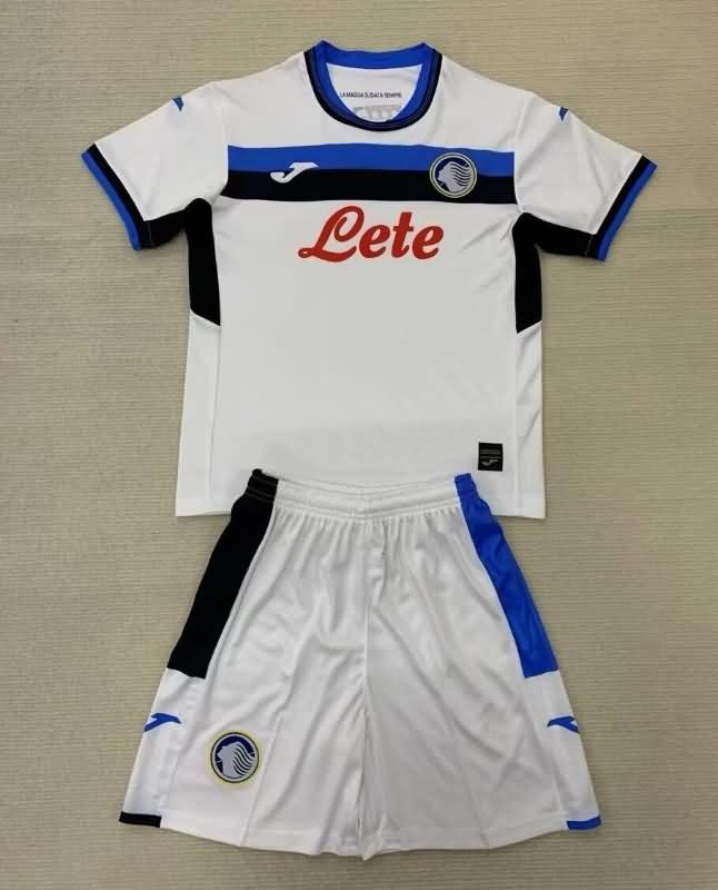 24/25 Atalanta BC Away Kids Soccer Jersey And Shorts