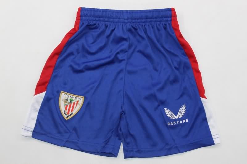 24/25 Athletic Bilbao Away Kids Soccer Jersey And Shorts