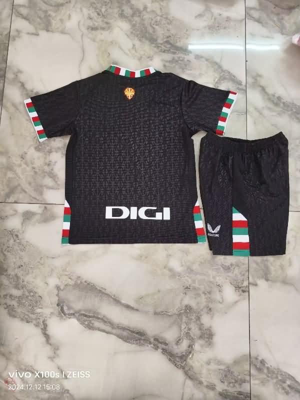 24/25 Athletic Bilbao Fourth Kids Soccer Jersey And Shorts