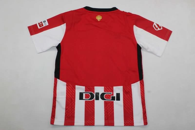 24/25 Athletic Bilbao Home Kids Soccer Jersey And Shorts