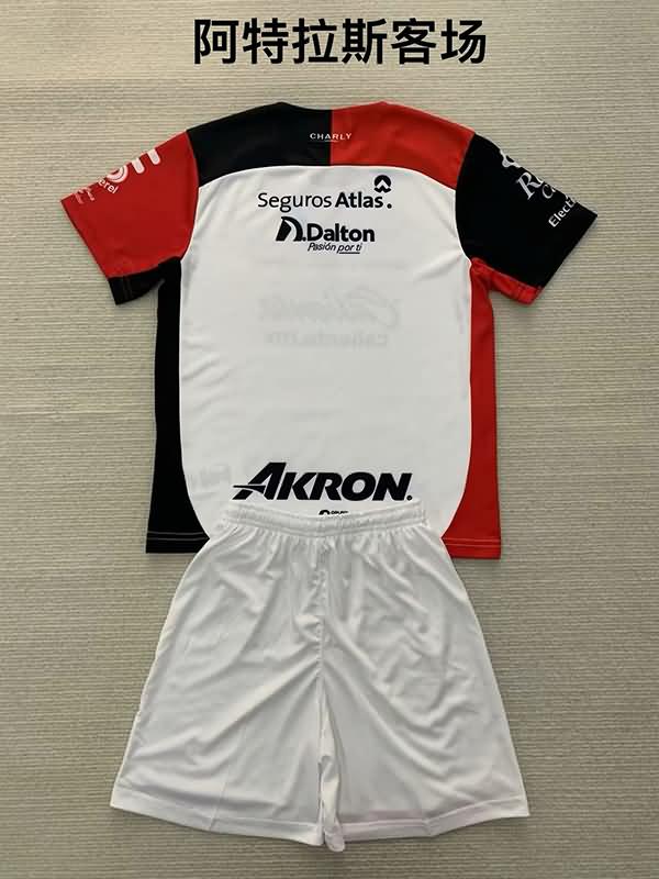 24/25 Atlas Away Kids Soccer Jersey And Shorts