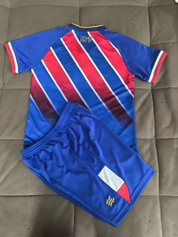 2024 Bahia Home Kids Soccer Jersey And Shorts